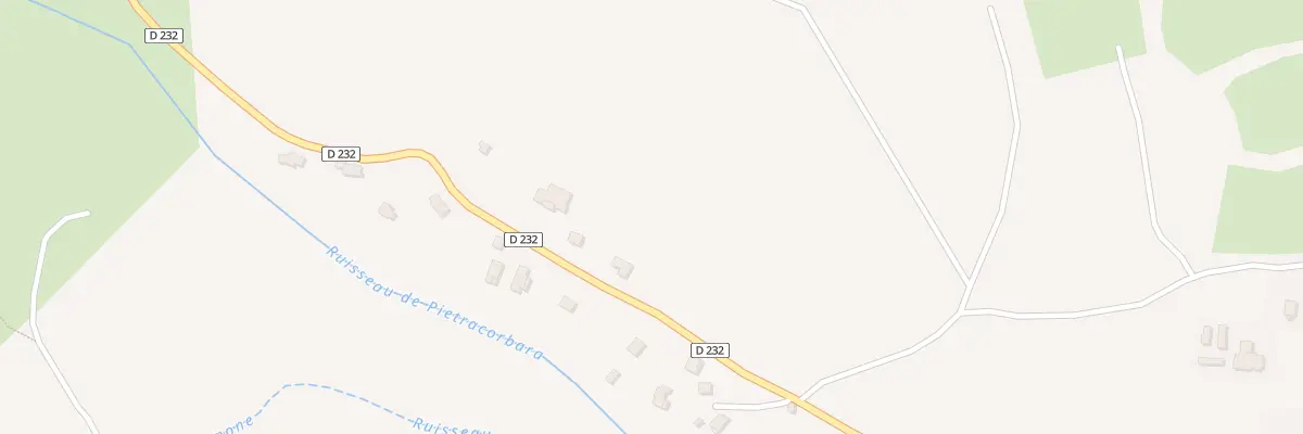 Plan du 5548 Loro à Pietracorbara