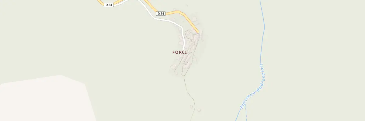 Plan du 5021 Forci à Santa-Reparata-di-Moriani