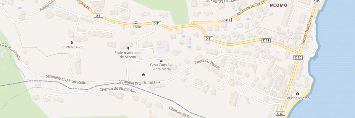 Plan du 434 Rte Strada d’Itennis à Santa-Maria-di-Lota