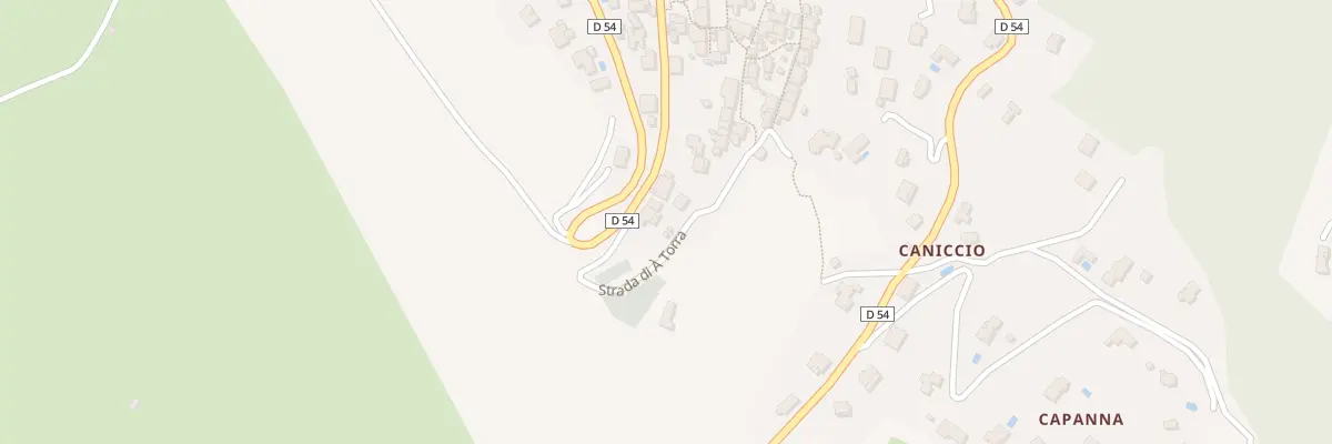 Plan du 5831 Poggio à Brando