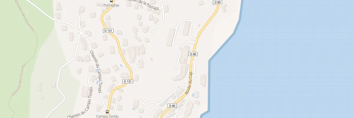 Plan du 67 Rte du Cap à San-Martino-di-Lota