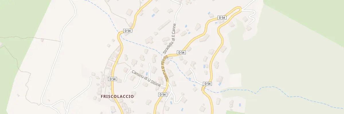 Plan du 3869 Rte Strada Di Purettu à Brando