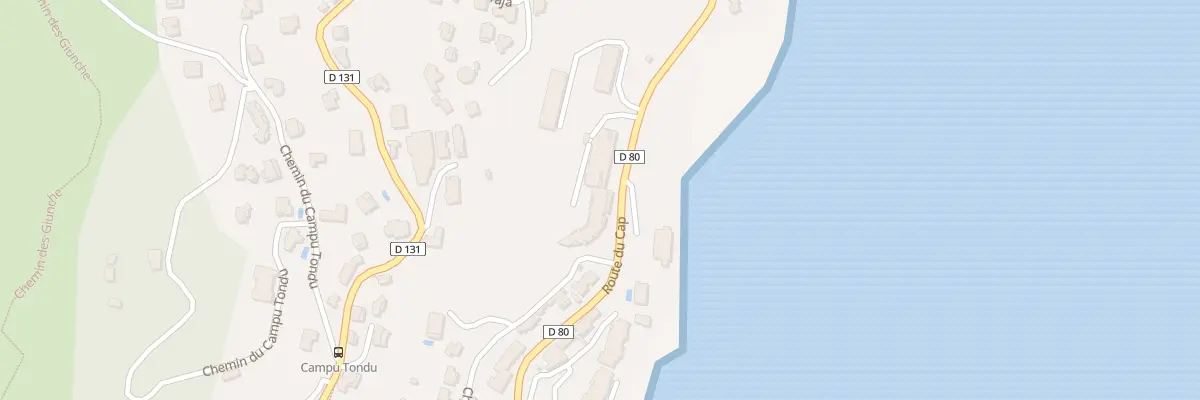 Plan du 65 Rte du Cap à San-Martino-di-Lota