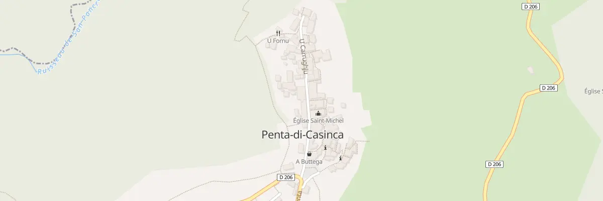 Plan du 19 Qua U Carrughju à Penta-di-Casinca