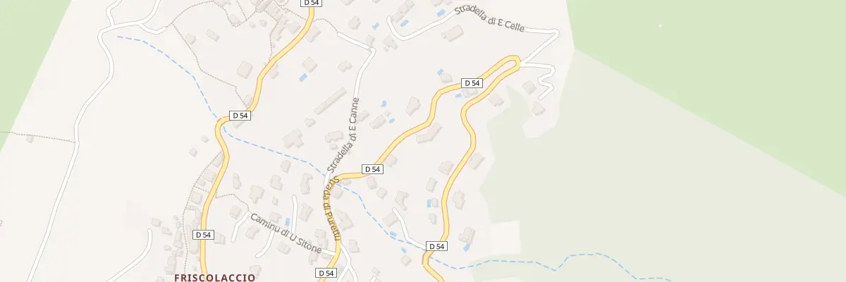 Plan du 3763 Rte Strada Di Purettu à Brando