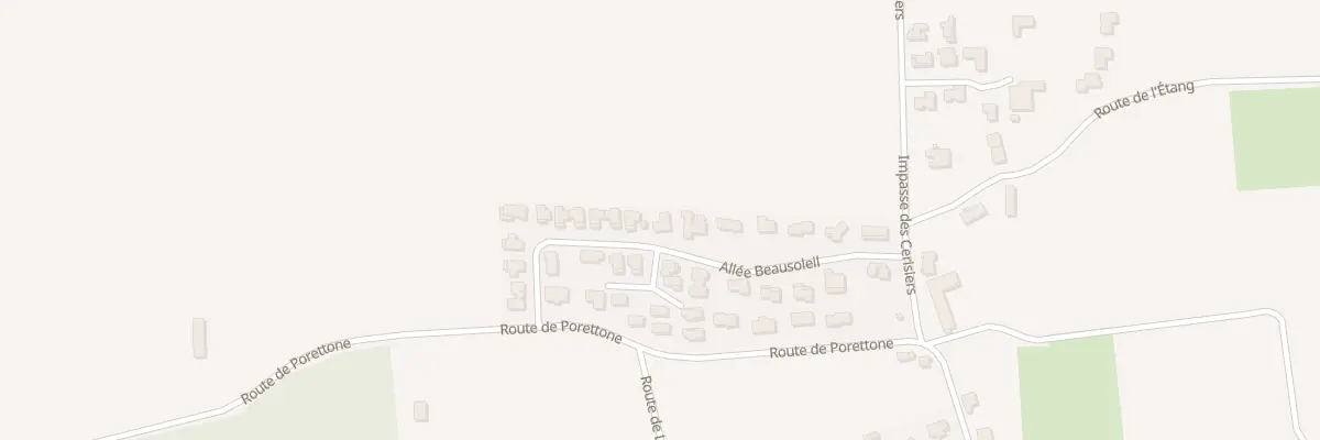 Plan du 7 All Beausoleil à Borgo