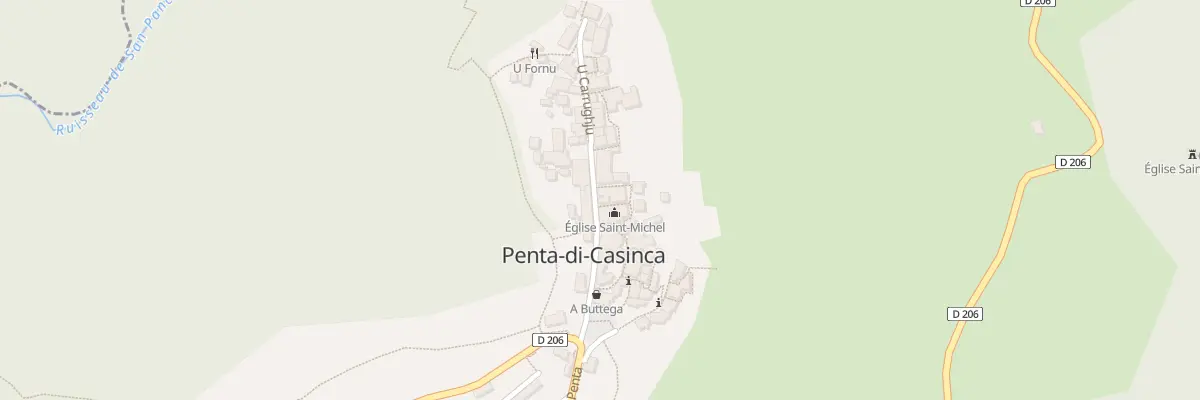 Plan du 16 Qua U Carrughju à Penta-di-Casinca