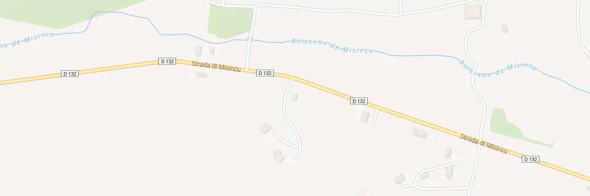 Plan du 1081 Rte Strada Di Misincu à Cagnano