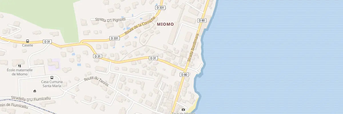 Plan du 70 Rte Strada Di Figarella à Santa-Maria-di-Lota
