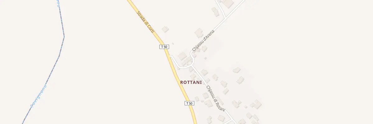 Plan du 5197 Rottani à Aléria