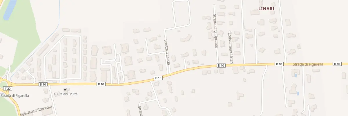 Plan du 318 Linari à Lucciana