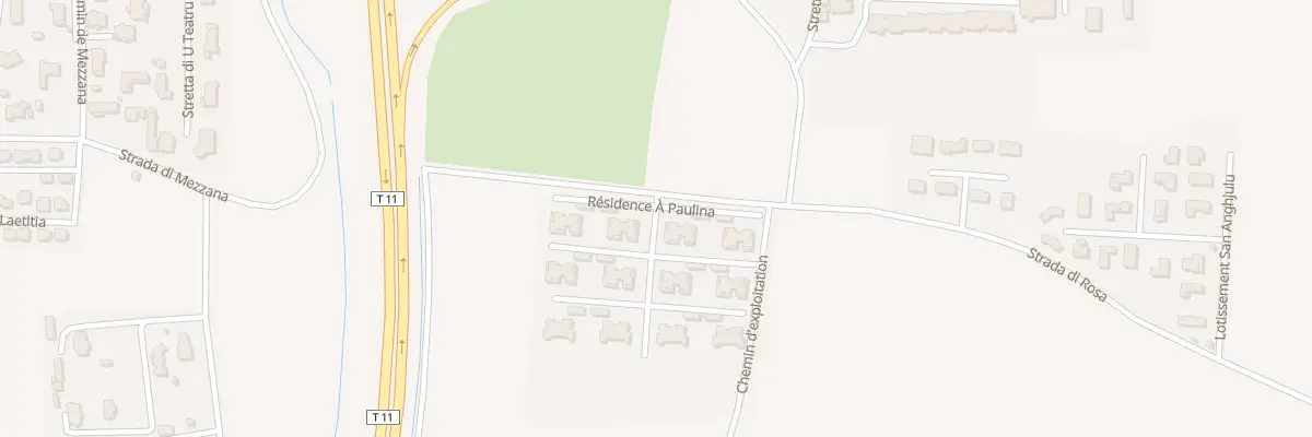 Plan du 23 Res A Paulina à Lucciana