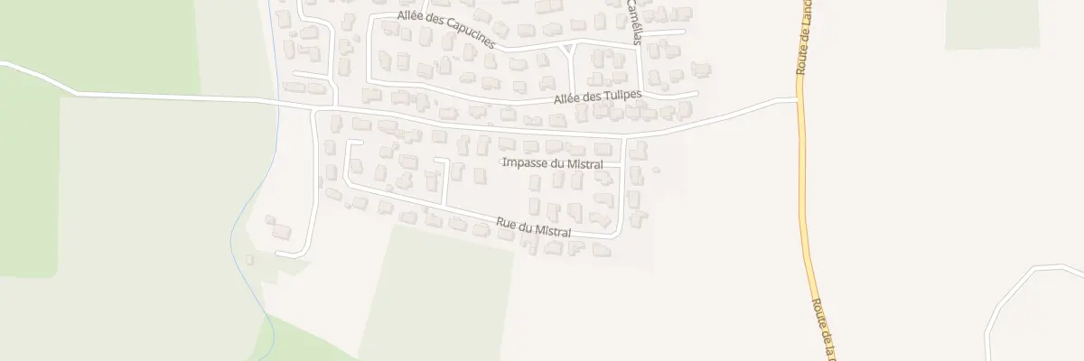 Plan du 39 Imp du Mistral à Borgo