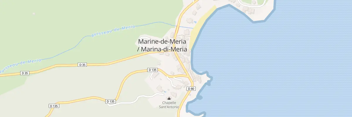Plan du 5040 Chioso à Meria