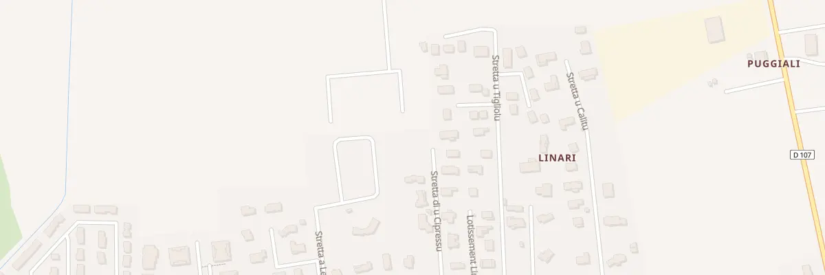 Plan du 549 Linari à Lucciana