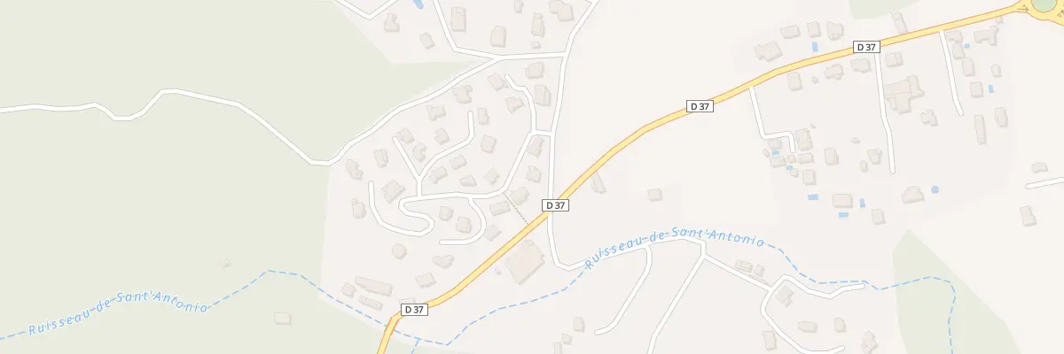 Plan du 5331 Saint Antoine à Venzolasca