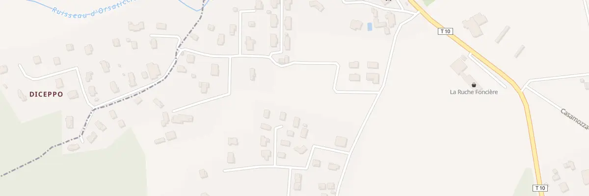 Plan du 2207 Arena Soprana à Venzolasca
