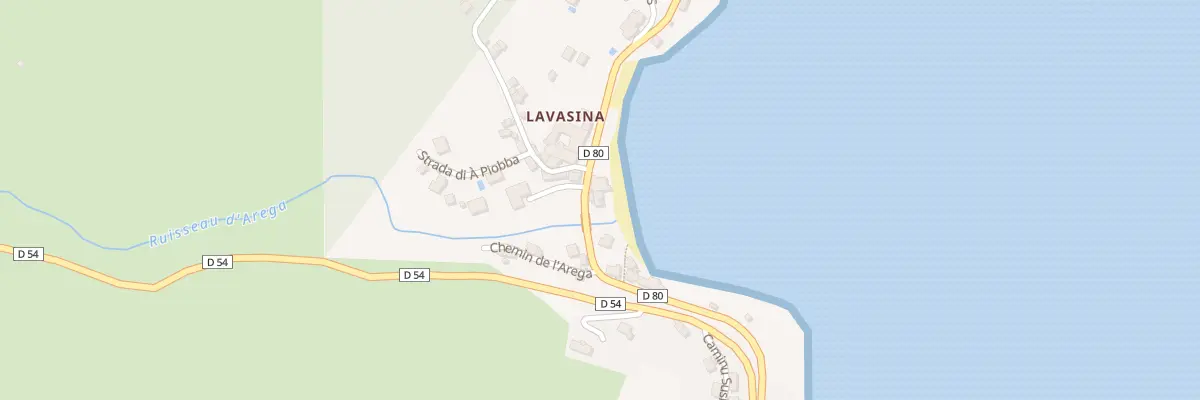 Plan du 5307 Lavasina à Brando
