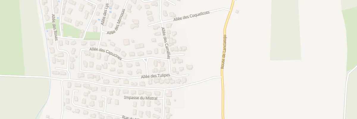 Plan du 5661 Lanciatojo à Borgo