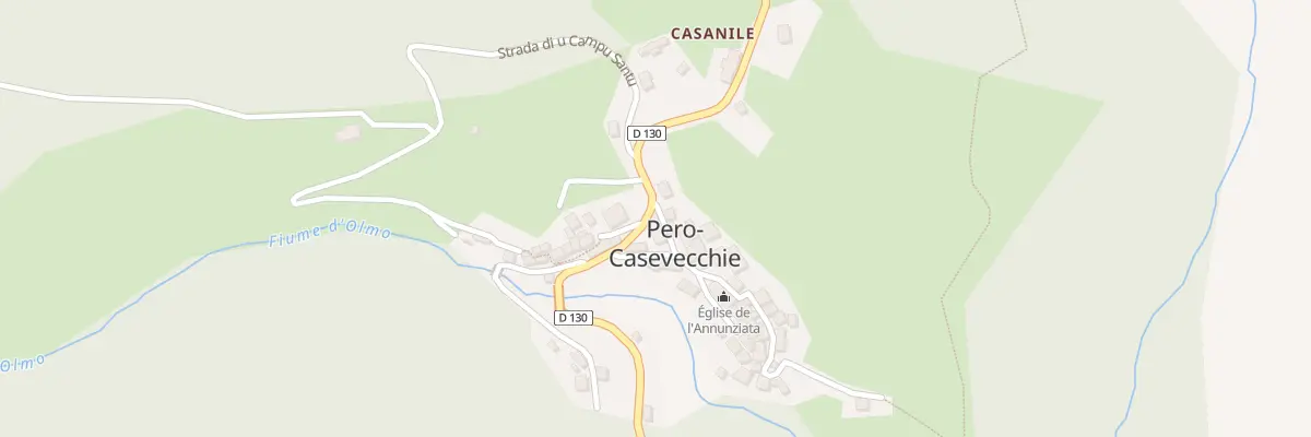 Plan du 2 Ptte A Piazzetta à Pero-Casevecchie