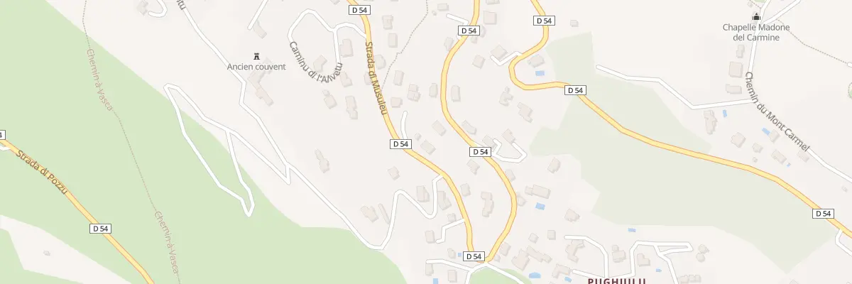 Plan du 1822 Rte Strada Di Musuleu à Brando