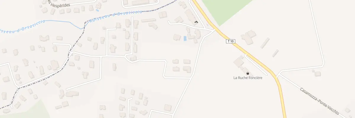 Plan du 7 Arena Soprana à Venzolasca