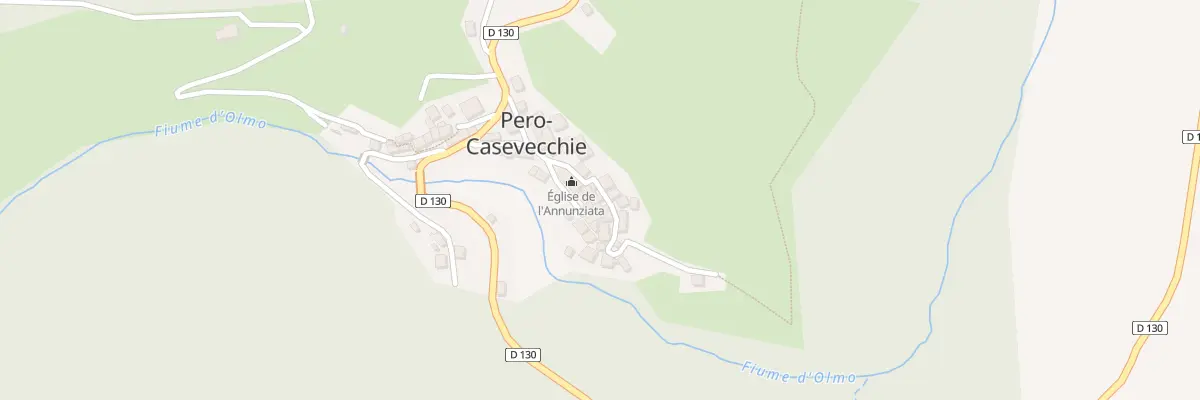 Plan du 3 Pero à Pero-Casevecchie