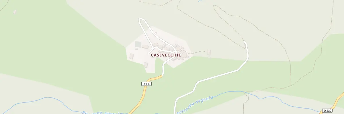 Plan du 5086 Casevecchie à Pero-Casevecchie