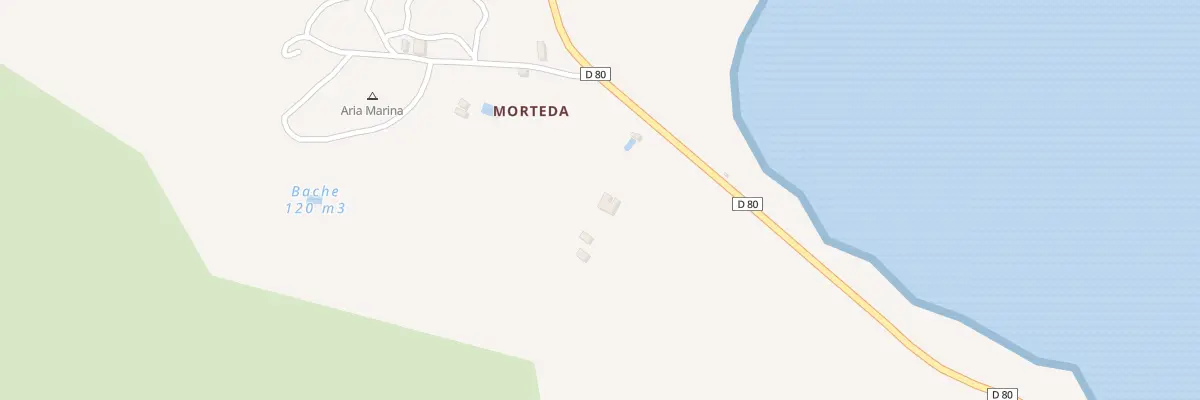Plan du 9001 Morteta à Meria