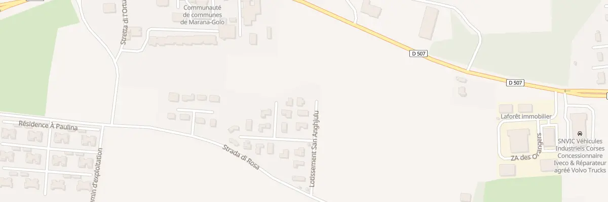 Plan du 2 Lot San Anghjulu à Lucciana