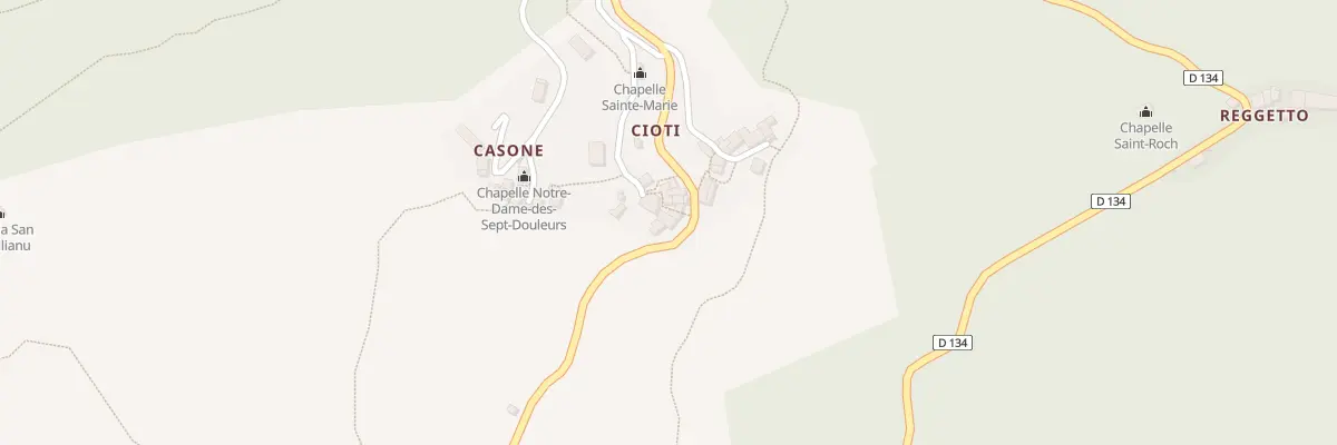Plan du 5043 Cioti à San-Giovanni-di-Moriani