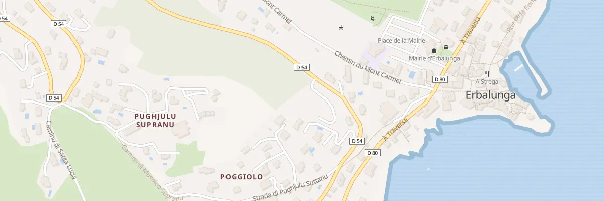Plan du 2789 Fondalinca à Brando