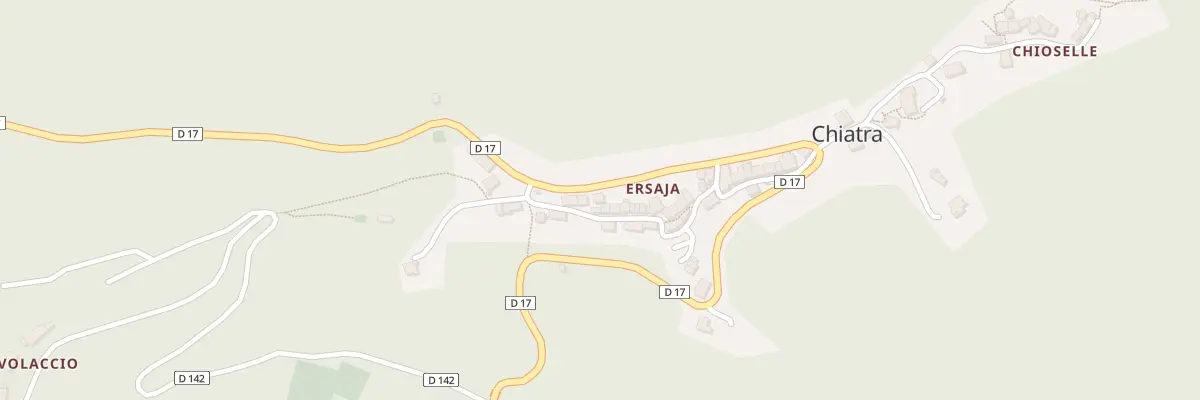 Plan du 52 Qua Ersaghja à Chiatra