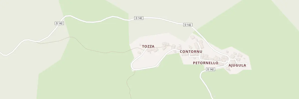 Plan du 5097 Tozza à Canale-di-Verde