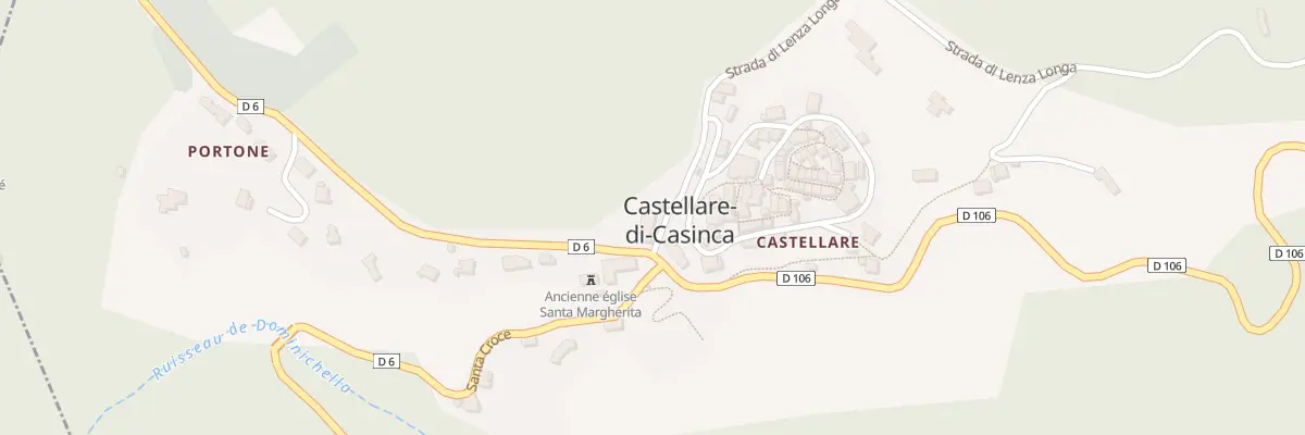Plan du 5093 Santa Marguerita à Castellare-di-Casinca