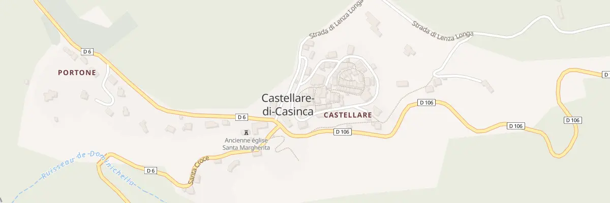 Plan du 5087 Castellare à Castellare-di-Casinca