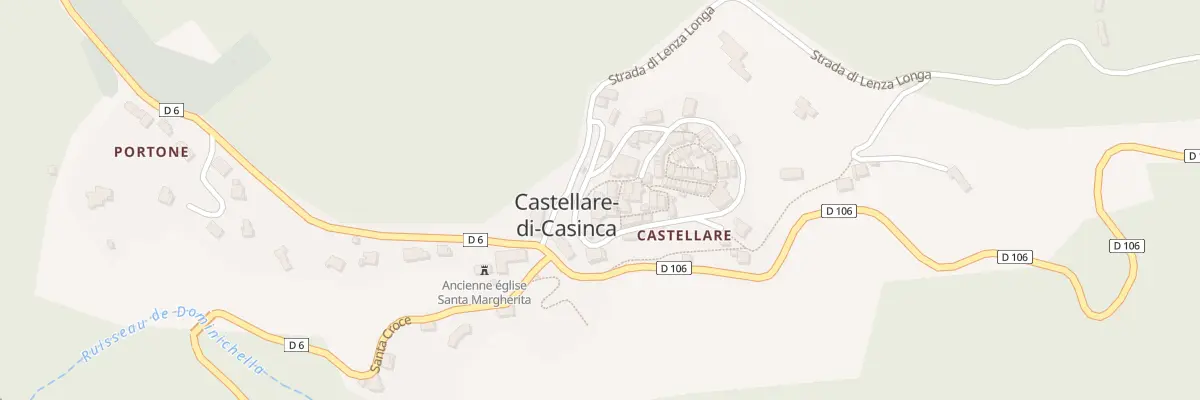 Plan du 5086 Castellare à Castellare-di-Casinca
