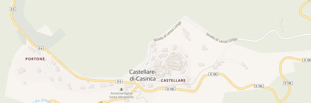 Plan du 5034 Castellare à Castellare-di-Casinca