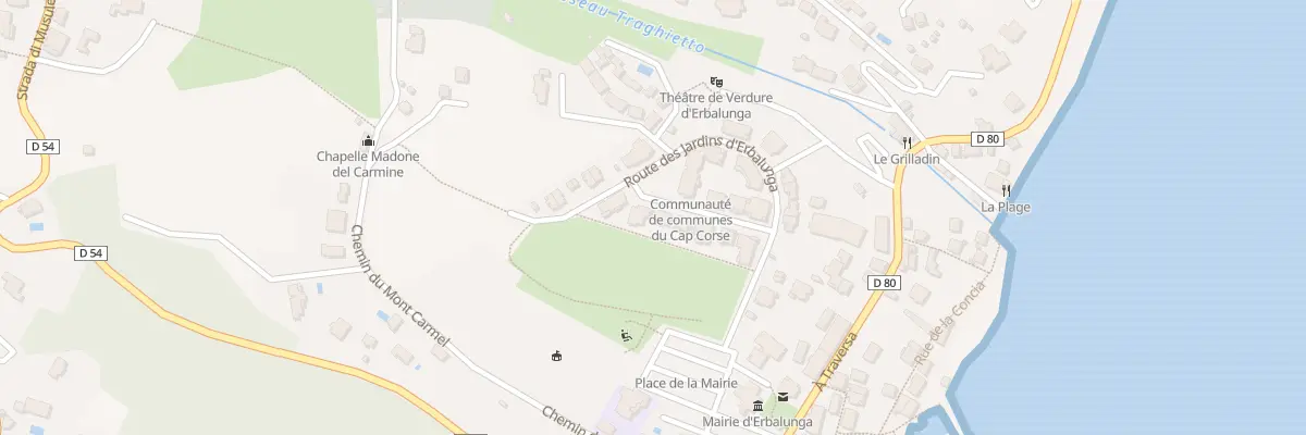 Plan du 81 Rte du Campo à Brando