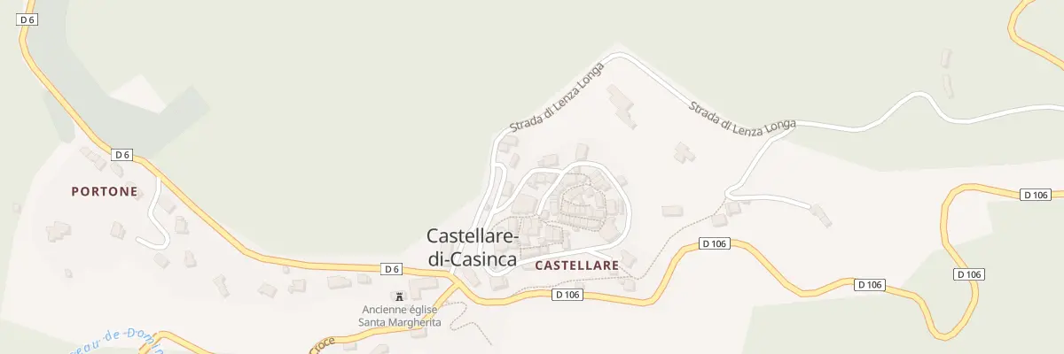 Plan du 5037 Castellare à Castellare-di-Casinca