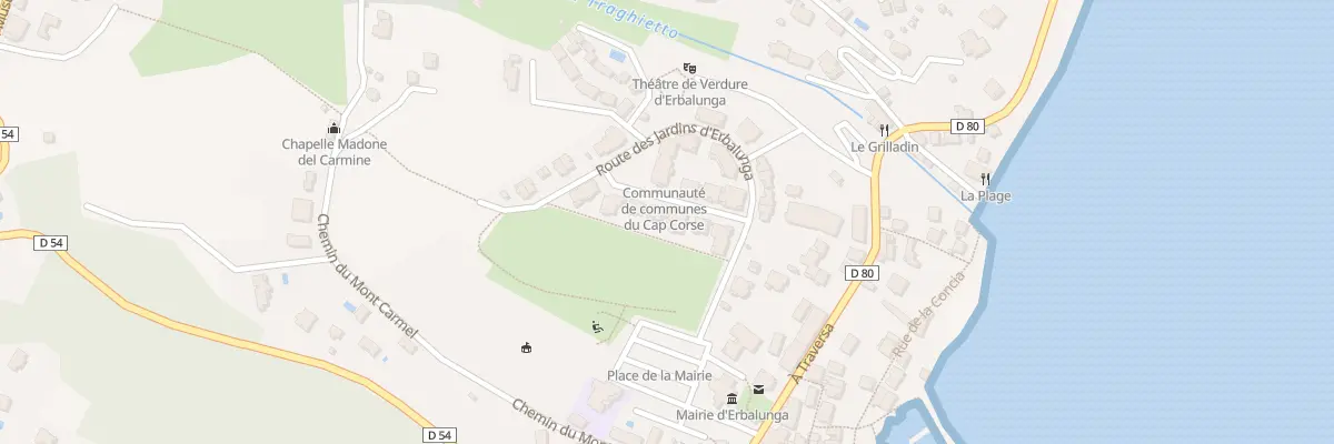 Plan du 49 Rte du Campo à Brando