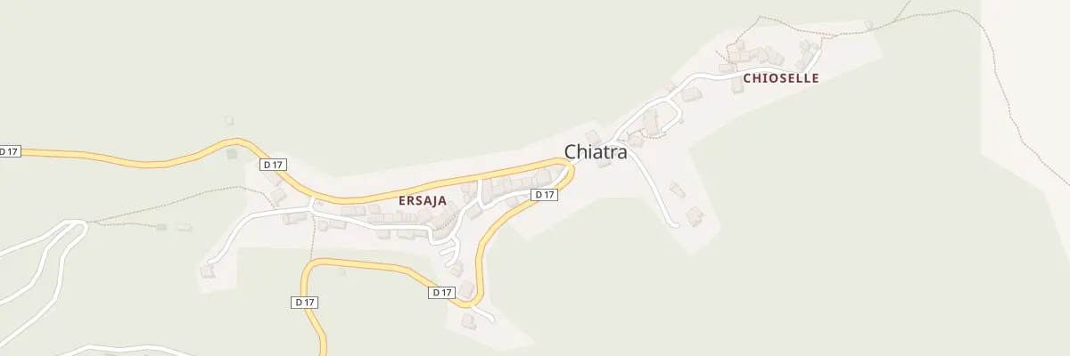 Plan du 6 Qua Ersaghja à Chiatra