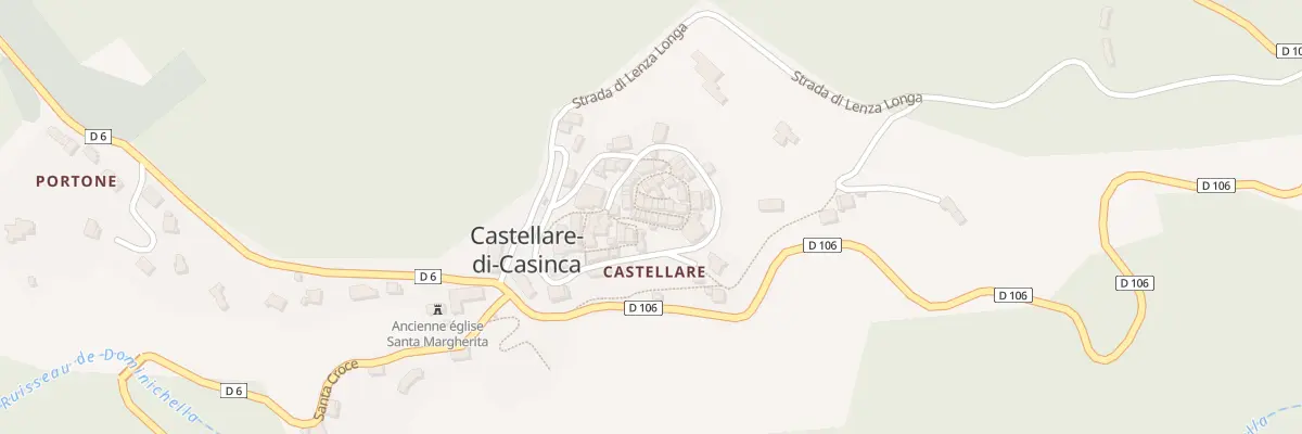 Plan du 5051 Castellare à Castellare-di-Casinca