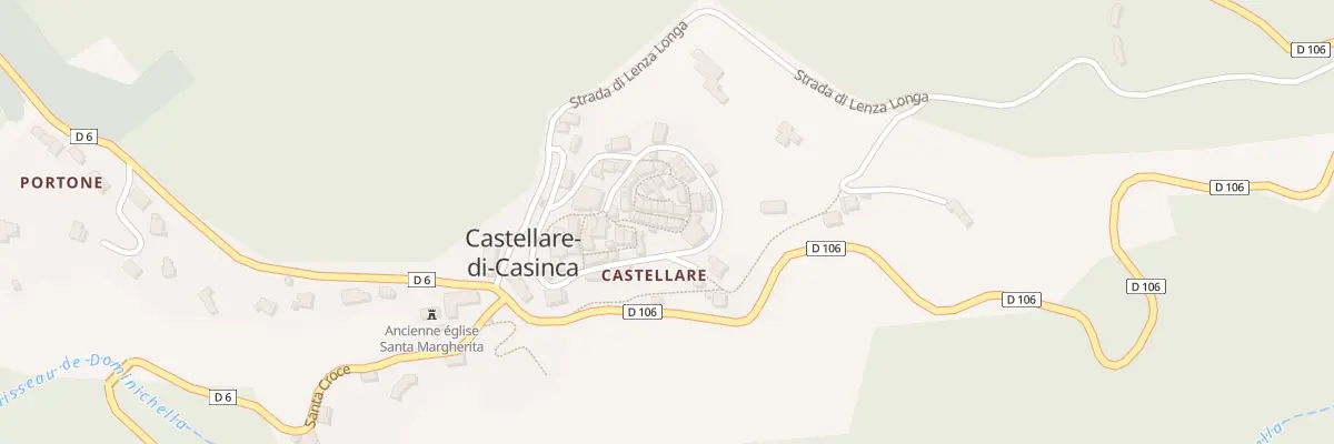 Plan du 5053 Castellare à Castellare-di-Casinca