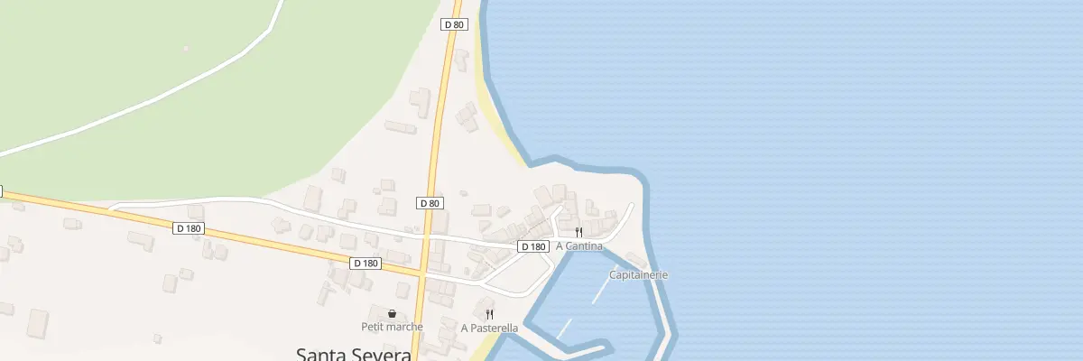 Plan du 5008 Santa Severa à Luri