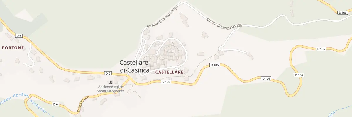 Plan du 5054 Castellare à Castellare-di-Casinca