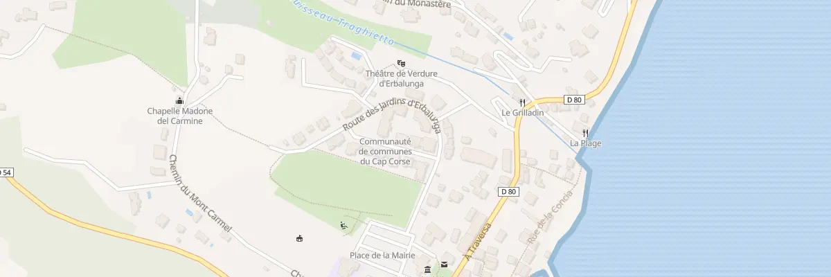 Plan du 28 Rte du Campo à Brando