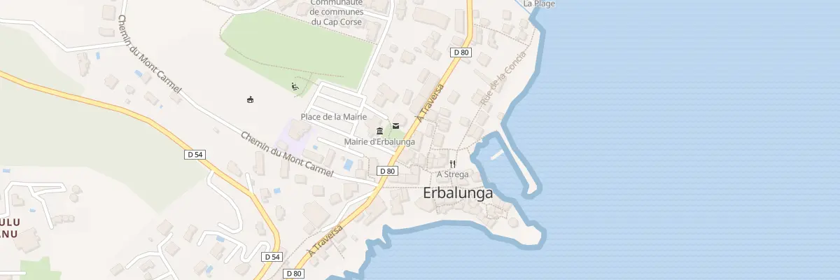 Plan du 500 Rte A Traversa à Brando