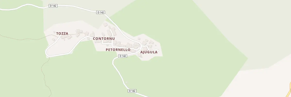 Plan de Ajugula à Canale-di-Verde