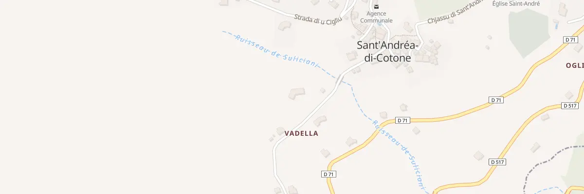 Plan de Vadella à Sant’Andréa-di-Cotone